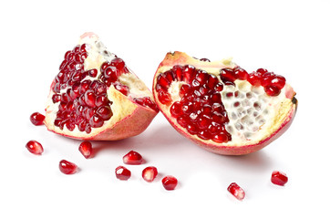 Pomegranate with grains