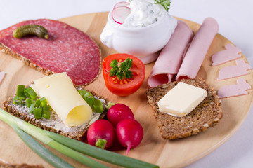 Abendbrot Vesper Brotzeit