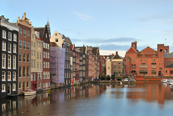 Fototapeta na wymiar Amsterdam Old Town