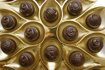 Various chocolate sweets