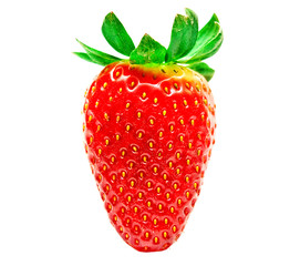 strawberry isolated on white background