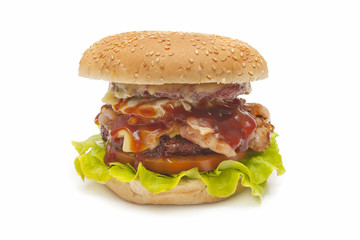 baked hamburger