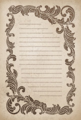 アンティーク便箋