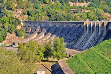 Staumauer - reservoir dam 03