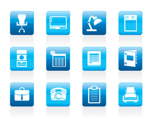 Simple Business, office and firm icons