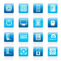 Computer  performance and equipment icons