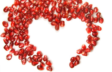 heart of the garnet grains