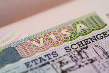 visa in the passport