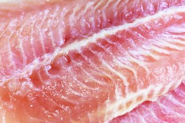 Pangasius Filet Of Fish.