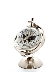 global model clock on white background