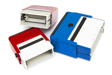 Self-ink rubber stamps