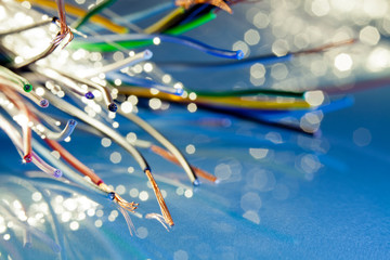 fili in rame con fibra ottica
