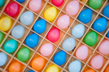 Balloons on the stand