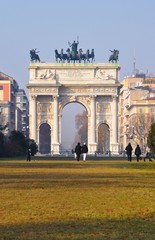 Obraz premium L'arco della pace - Milano -