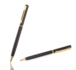 Naklejka premium pens isolated on white