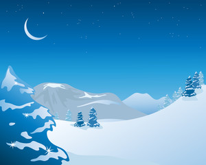 Obraz premium winter scenery