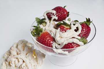 Goblet of strawberryes