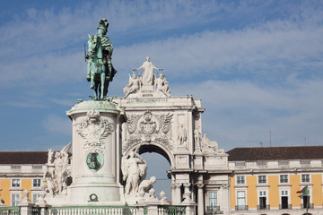 Commerce Square in Lisbon, Portugal