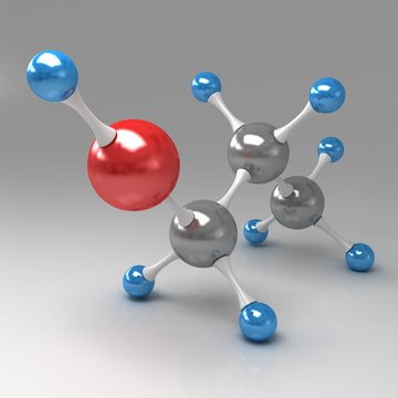 Propanol molecule