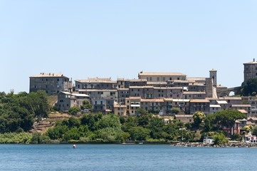 Capodimonte (Viterbo, Lazio, Italy), old town on the Bolsena Lak