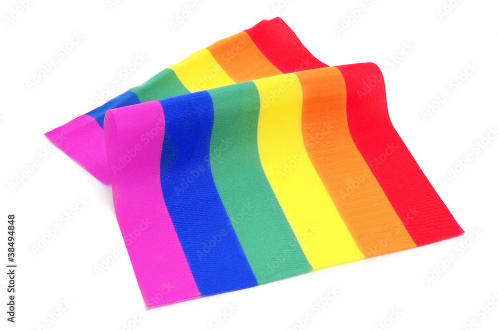 Sticker rainbow flag