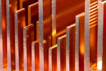 Pattern of copper computer radiator