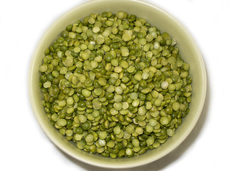 Bowl of Dry Split Peas