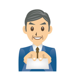 ビジネスマン C BI 名刺