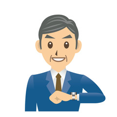 ビジネスマン C BI 時計