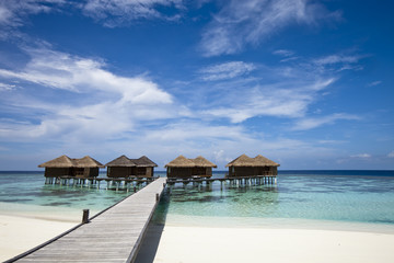 luxury hotel in tropical island