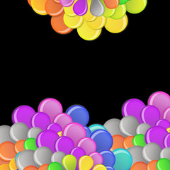 Stock Photo: Color Wheel isolated on black background