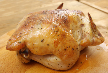 homemade  Crispy Roast Chicken
