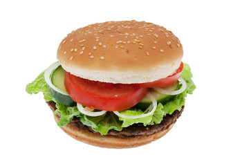 Hamburger isoliert