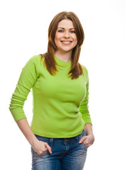 Fototapeta premium Portrait of happy smiling woman