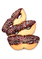 biscotti maschere di carnevale