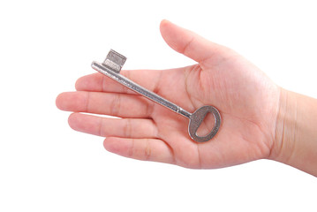 key in the hand
