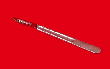 scalpel isolated