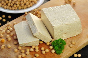 Bohnen, Tofu
