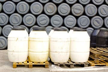 Plastic barrels