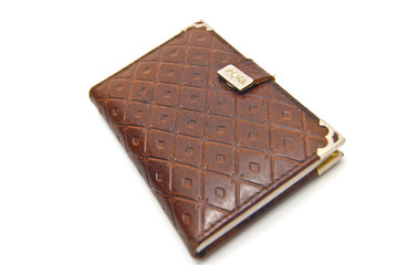 Leather-substitute notebook