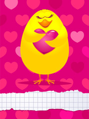 Sweet chick background