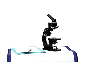 Microscope and chart