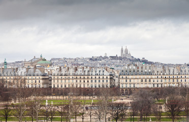Fototapeta premium Tempest on Montmartre
