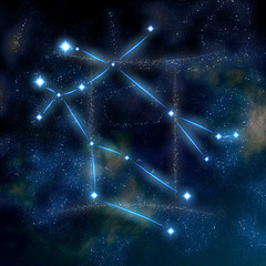 Gemini constellation and symbol