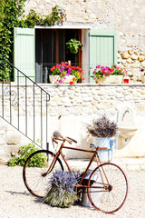 Fototapeta na wymiar rower, Prowansja, Francja