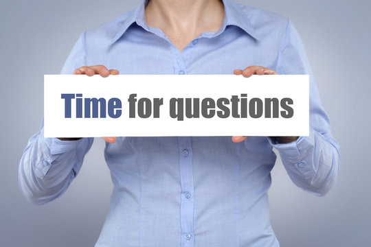 Time for questions