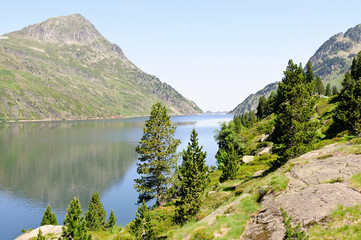 Mountain lake, Ariege, France