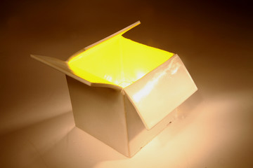 color box in the dark