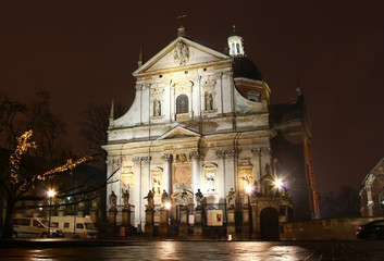 Fototapeta na wymiar Kościół Świętych Piotra i Pawła, Kraków, Polska