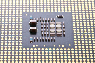 Close up of micro processor